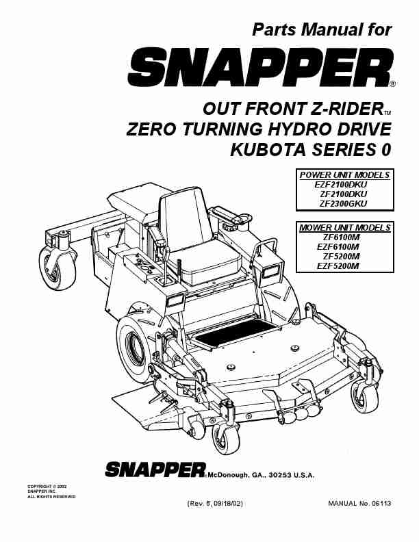 Snapper Lawn Mower EZF2100DKU-page_pdf
